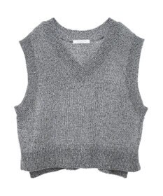 Green Parks ショートラメニットベスト