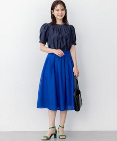 組曲 L ソフトローンパフスリーブ ブラウス