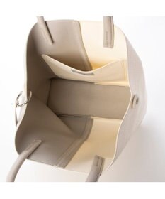 UNBILLION カシュカシュ cachecache / バイカラーフェイクレザートート