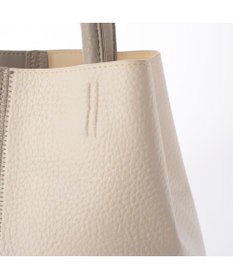 UNBILLION カシュカシュ cachecache / バイカラーフェイクレザートート