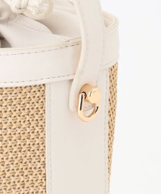 組曲 マテリアルコンビバケットバッグ