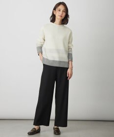 J.PRESS LADIES L チェルビック セミワイド パンツ