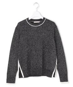 ICB L コットンツイスター クルーネックニット