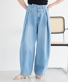earth music&ecology タックバルーンデニム