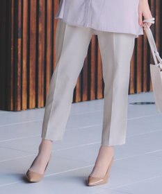 Tiaclasse 【小倉優子さん着用・ダブルクロス・洗える】テーパードパンツ