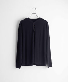 WEGO リングドットヘンリーネックリブT(LS)