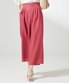 ANY SIS L 【接触冷感・UVカット・速乾】スムージーポリエステルタックフレア パンツ