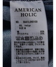 AMERICAN HOLIC デニムフレアシャツワンピース