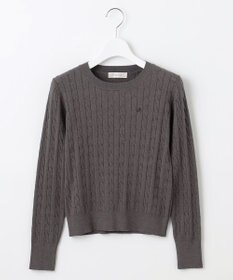 Feroux 【洗える】ケーブル ニット