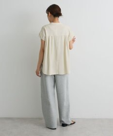 CRAFT STANDARD BOUTIQUE バンドカラーサイドドロストシャツ