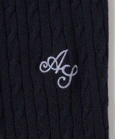 ANY SIS L ケーブルニット カーディガン