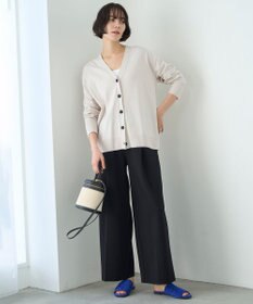 UNFILO 【11サイズ展開】 BEAUTY MOVE タックワイドパンツ