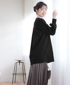 Tiaclasse 【洗える】ボンディングパフスリーブチュニック