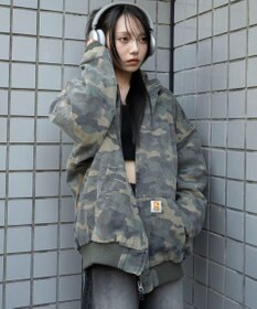 WEGO ワーカーズキルトフードブルゾン