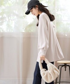 Tiaclasse 【洗える】ボンディングパフスリーブチュニック