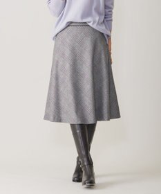 J.PRESS LADIES クラシカル グレンチェック フレアー スカート