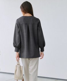 Tiaclasse 【洗える】ボンディングパフスリーブチュニック