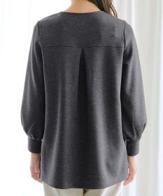 Tiaclasse 【洗える】ボンディングパフスリーブチュニック