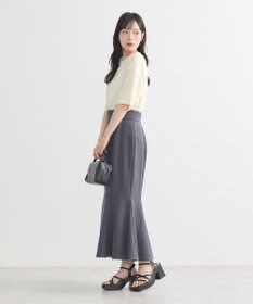 earth music&ecology フロントジップマーメイドスカート