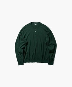 ATON SMOOTH SUVIN | ヘンリーネックセーター - UNISEX