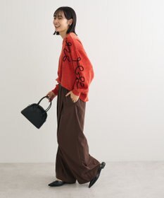 Green Parks 刺繍コードニットプルオーバー