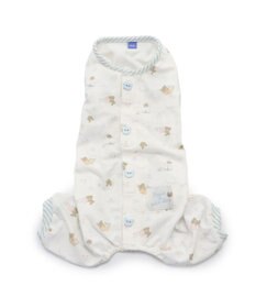 PET PARADISE ペットパラダイス 背中開き ロンパース 《くま柄／チェリー柄》【小型犬】