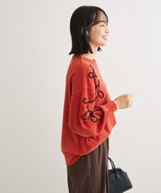 Green Parks 刺繍コードニットプルオーバー