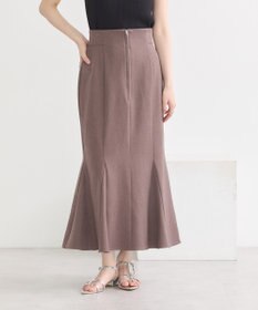 earth music&ecology フロントジップマーメイドスカート