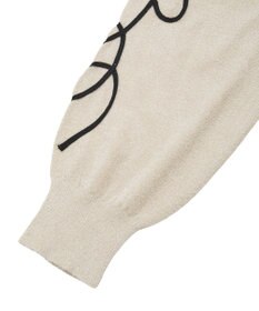 Green Parks 刺繍コードニットプルオーバー