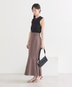 earth music&ecology フロントジップマーメイドスカート