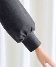 Tiaclasse 【洗える】ボンディングパフスリーブチュニック