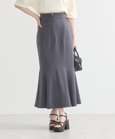 earth music&ecology フロントジップマーメイドスカート