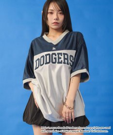 WEGO 【ユニセックス着用ITEM】別注MLBメッシュゲームグラフィックT（SS）