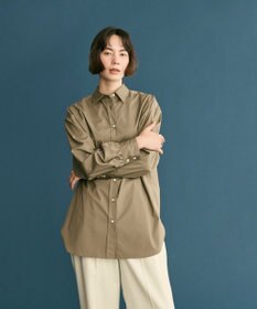 #Newans 【洗濯機可】ロールアップカフスシャツ