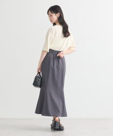 earth music&ecology フロントジップマーメイドスカート