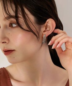 Phoebe 【痛くないシリーズ・金属アレルギー対応】レイヤーフープソフトイヤリング　シルバー