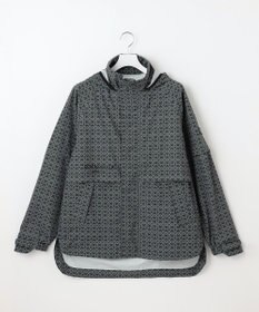 23区GOLF 【MEN】モノグラム レインブルゾン 2WAYストレッチ 透湿防水 防風 撥水 ポケッタブル