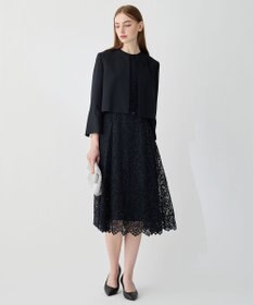 23区 S 【APPLAUDIR】バックサテンジョーゼット ジャケット