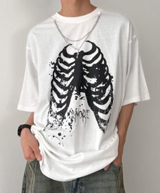 WEGO アクセ付きハードグラフィックT（SS）