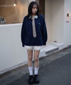 WEGO シャツドッキングニットプルオーバー