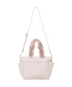 Maison de FLEUR 撥水加工フリルハンドル2Wayトートバッグ