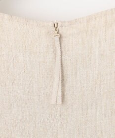 自由区 【カタログ掲載・接触冷感・UVカット・洗える】リネンミックスツィル ワンピース