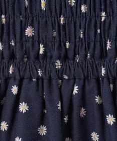 組曲 KIDS 【150-160cm】モノトーン花柄 ワンピース