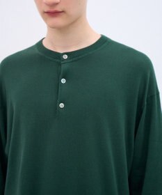 ATON SMOOTH SUVIN | ヘンリーネックセーター - UNISEX