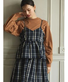 Green Parks ・ＥＬＥＮＣＡＲＥ　ＤＵＥシャーリング袖プルオーバー