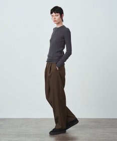 WOOL GABARDINE | テーパードパンツ / ATON | ファッション通販 【公式