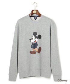 J.PRESS MEN 【DISNEY COLLECTION】【UNISEX】イラスト スウェットシャツ / ミッキーマウス