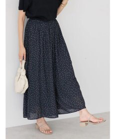 AMERICAN HOLIC エアリーギャザーガウチョパンツ【裏地：接触冷感】