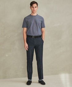 GOTAIRIKU 新素材セットアップ【通気性抜群/洗える/シワになりにくい】カラミプリントストレッチセットアップ パンツ