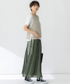 23区 S 【洗える】ブライトリリーヤーン ニット ベスト